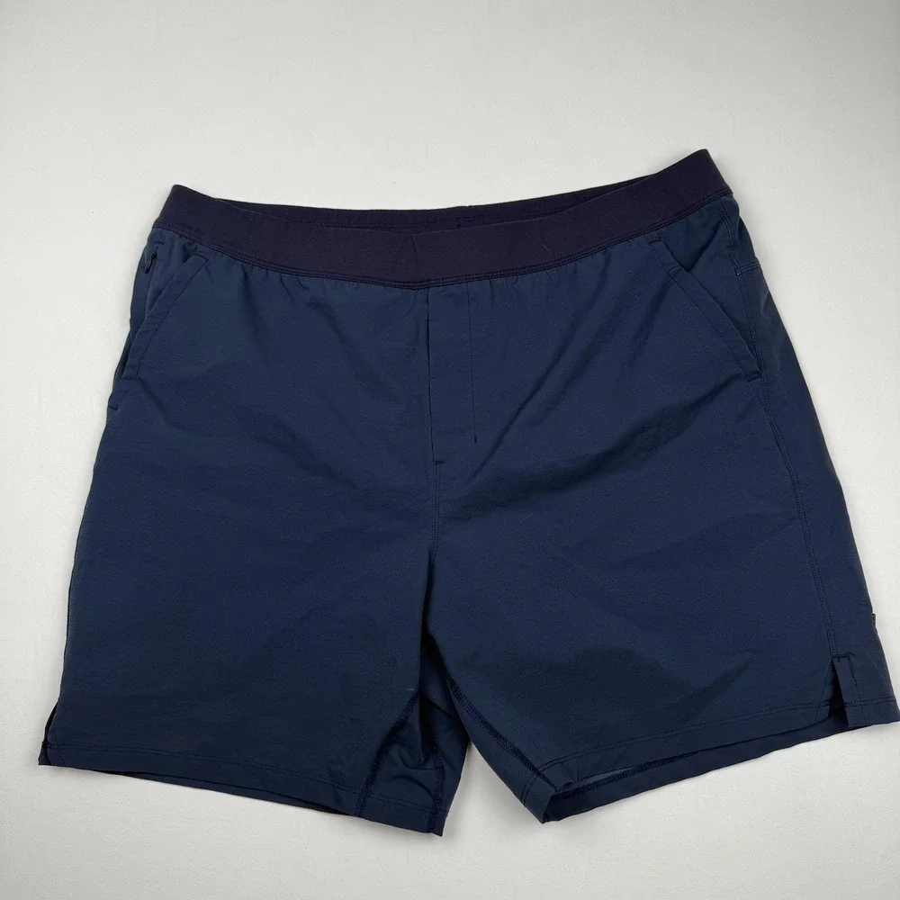 Public Rec Shorts Mens 42 Athletic Stretch Lined Pockets Training Workout Gym